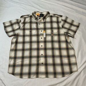 Men's Plaid Short Sleeve Shirt Carhatt